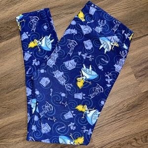 Disney LuLaRoe Alice & Wonderland TC Leggings